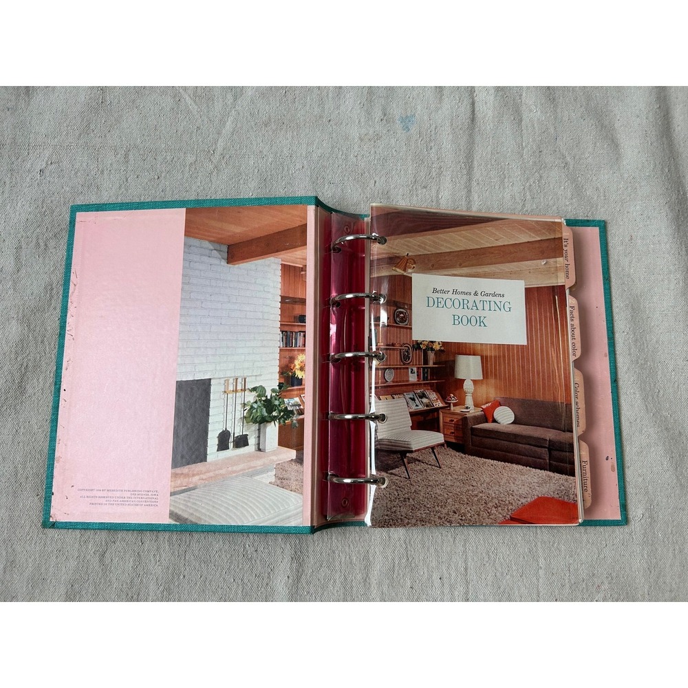 Better Homes and Gardens Decorating Book from 1956